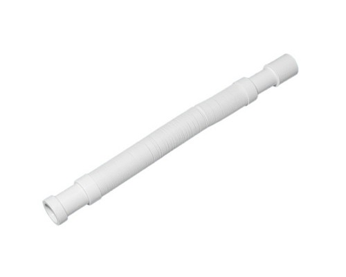 Труба гофрированная раздвижная (L550-1500мм, D50мм); вход раструбный Ду=40мм, выход Дн=40/50мм