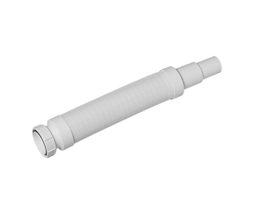 Труба гофрированная раздвижная (L425-1000мм, D65мм); вход 2«мама», выход Дн=50/40мм