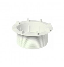 Выпуск (H46мм, D110мм) без перелива/решётки/пробки; цвет-белый. Для изделий серии MRS4!