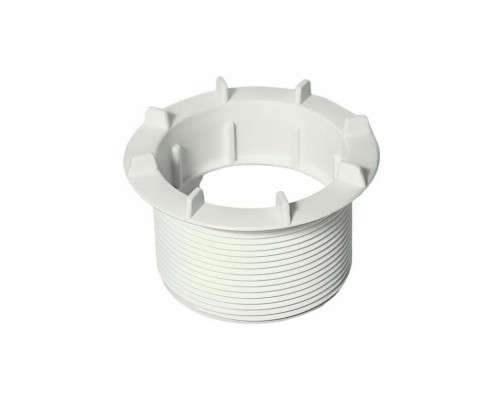 Выпуск (H61мм, D110мм) без перелива/решётки/пробки; цвет-белый. Для изделий серии MRS4!