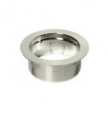 Выпуск (H43мм, D110мм) латунный без перелива/решётки/пробки; цвет-хром. Для изделий серии MRS4!