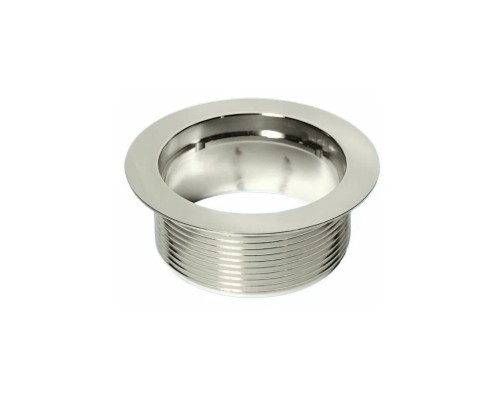 Выпуск (H43мм, D110мм) латунный без перелива/решётки/пробки; цвет-хром. Для изделий серии MRS4!