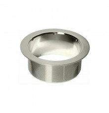 Выпуск (H43мм, D110мм) латунный без перелива/решётки/пробки; цвет-хром. Подходит для сифона под подд