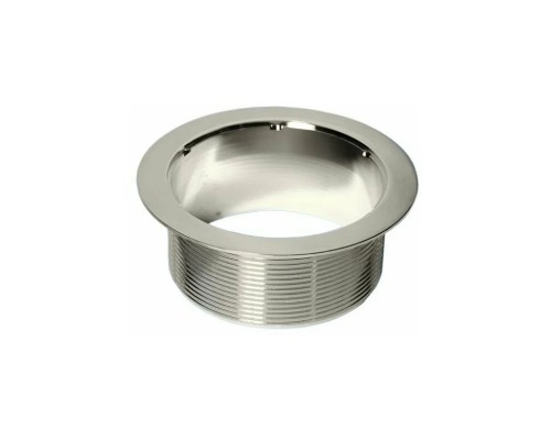 Выпуск (H43мм, D110мм) латунный без перелива/решётки/пробки; цвет-хром. Подходит для сифона под подд