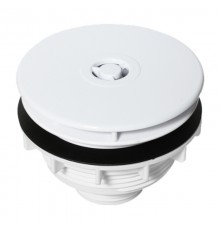 Выпуск (H62мм, D113мм сливная решётка/грибок-дизайн Мерседес) с фильтрующей сеткой и контргайкой;