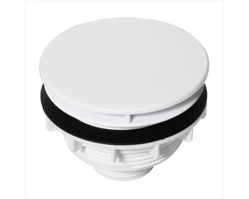 Выпуск (H62мм, D113мм сливная решётка/грибок) с фильтрующей сеткой и контргайкой; выход 1 1/2«пап