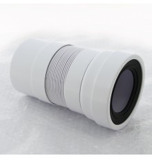 Труба фановая L=200-330 мм гофр., вход 97-107 мм, выход 110 мм