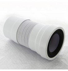 Труба фановая L=230-440 мм гофр., вход 97-107 мм, выход 110 мм