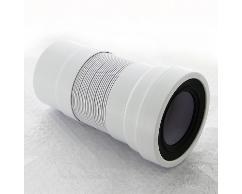 Труба фановая L=230-440 мм гофр., вход 97-107 мм, выход 110 мм