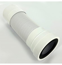 Труба фановая L=330-850 мм гофр., вход 97-107 мм, выход 110 мм