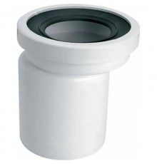 Труба фановая L=160 мм с 20 мм смещ., вход 97-107 мм, выход 110 мм