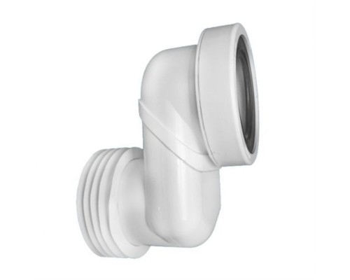 Труба фановая L=160 мм с манжетой и 130 мм смещ., вход 97-107 мм, выход внутрь 110 мм трубы