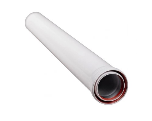 Труба эмалированная с внешней изоляцией, диам. 80/100 мм, длина 1000 мм