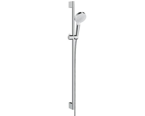 Душевой гарнитур HansGrohe HG Crometta Vario со штангой 90 см белый/хром