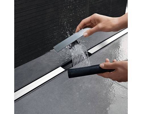 Комплект душевого лотка Geberit CleanLine20 корпус 154.152.00.1 и решетка 154.450.00.1чёрный/нерж Комплект душевого лотка Geberit CleanLine20 корпус 154.152.00.1 и решетка 154.450.00.1чёрный/нерж