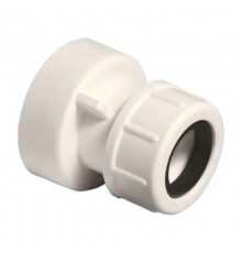 Переходный элемент с 1 1/4«мама» на Ду=19-23мм (компрессионное соединение); цвет-белый