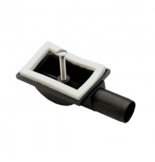 Ответная часть перелива-размораживателя для мойки; выход горизонтальный