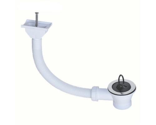 Слив-перелив размораживатель вертикальный для мойки под прямоугольное отверстие перелива (L280ммхD