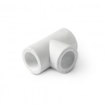 Тройник 75 мм серый