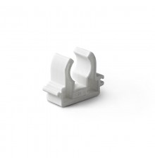 Крепление 40 мм для полипропиленовых труб, цвет серый