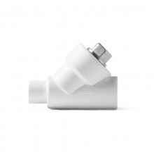 Фильтр косой НВ 40 мм PP-R белый