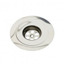 Решетка сливная для выпуска  (D60мм полированная нержавейка)