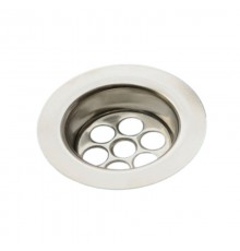 Решетка сливная для выпуска  (D85мм полированная нержавейка)