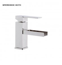 Смеситель Remer Qubika cascata для раковины, каскадный излив, без д/к, хром