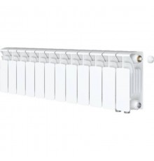 Биметаллический радиатор Rifar Base 200/100/24 секций (нижнее правое подключение, цвет белый глянцев