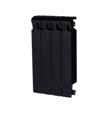 Биметаллический радиатор Rifar Monolit 500/100/10 секций (боковое подключение, цвет антрацит)