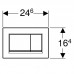 Кнопка смыва Geberit Sigma30 матовый хром, хром