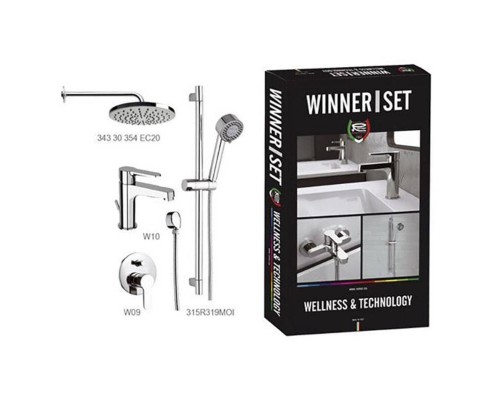Душевая система HansGrohe HG Crometta Showerpipe 160 1jet белый/хром