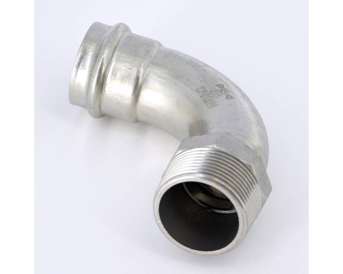 Угол Н-пресс IBP 35 х 1/2" нержавеющая сталь