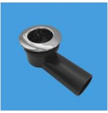 Декоративная решетка (L25мм, D41мм, пластик, дизайн Кольцо) под круглое отверстие перелива раковин