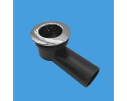 Декоративная решетка (L25мм, D41мм, пластик, дизайн Кольцо) под круглое отверстие перелива раковин