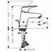 Смеситель для раковины HansGrohe HG Logis 70 хром