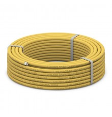 Труба гофр. 15 х 0.3 отожж. в желтой оболочке (бухта 20 м) Stahlmann