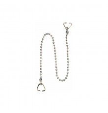 Цепочка (L450мм) из нержавейки с треугольными держателями