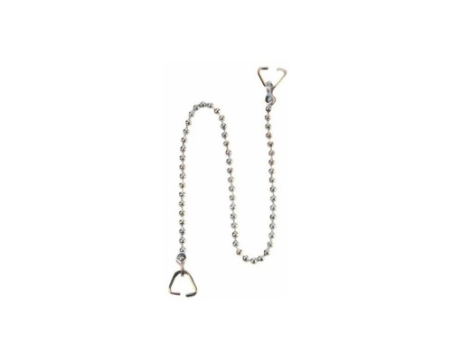 Цепочка (L450мм) из нержавейки с треугольными держателями