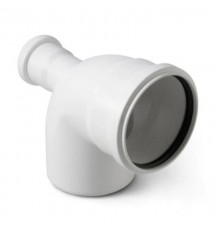 Отвод с выходом левый правый Pro Aqua Stilte Белый 110x50/45