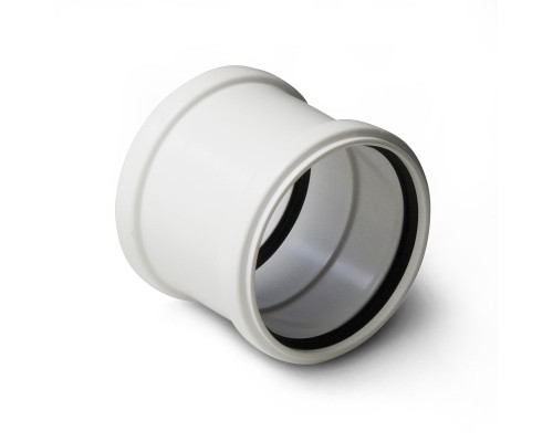 Муфта двухраструбная PRO AQUA Stilte Белая 110