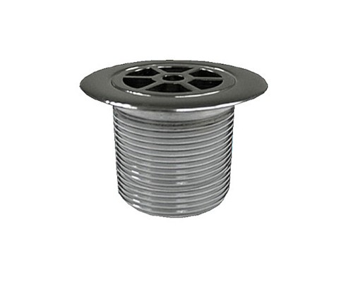 Выпуск (H61мм, D70мм, сливная решётка D45мм) латунный без перелива и пробки; выход 1 1/2 папа; цв