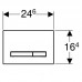 Кнопка смыва Geberit Sigma50 зеркальное дымчатое cтекло
