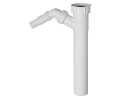 Вставка ( 1 1/2«мама»хДн=40мм, H246мм) с адаптером под углом для слива бытовой техники