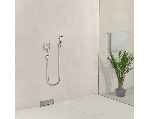 Шланговое подсоединение HansGrohe HG FixFit с клапаном обратного тока хром