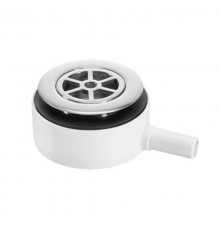 Водосток напольный (H30мм, D70мм латунь выпуск/сливная решётка) без гидрозатвора; выход Дн=15мм; цве