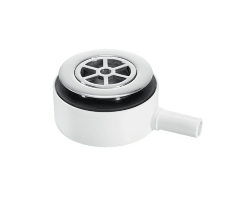 Водосток напольный (H30мм, D70мм латунь выпуск/сливная решётка) без гидрозатвора; выход Дн=15мм; цве