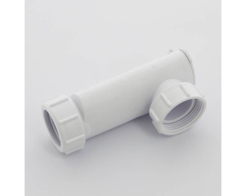 Сифон бутылочный с горизонтальным отводом и пробкой хромированный VIEGA