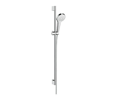 Душевой гарнитур HansGrohe HG Croma Select E Multi со штангой 65 см белый/хром