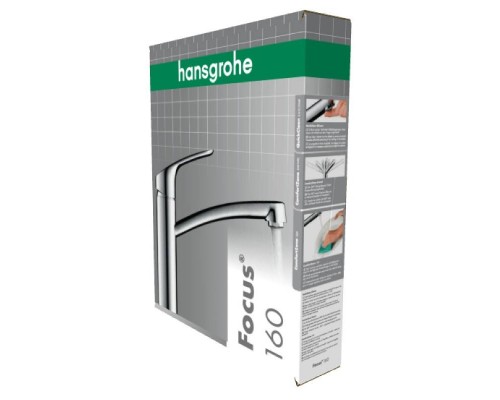 Кухонный смеситель HansGrohe 160 HG Focusоднорычажный хром Кухонный смеситель HansGrohe 160 HG Focusоднорычажный хром